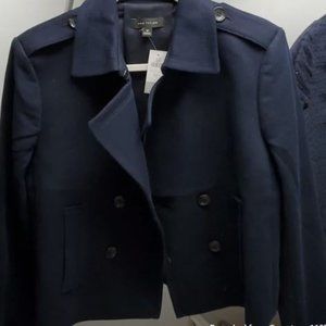 Ann Taylor Cropped Twill Trench